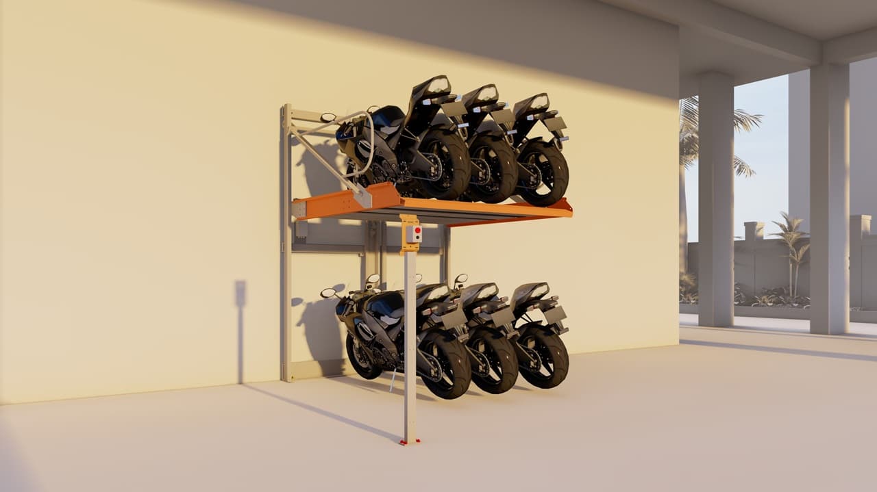 Automated multilevel parking system